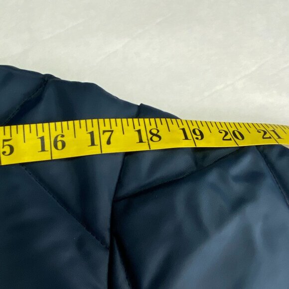 Vintage Dickson Industries Quilted Puffer Jacket Men M Navy Blue - Picture 5 of 8